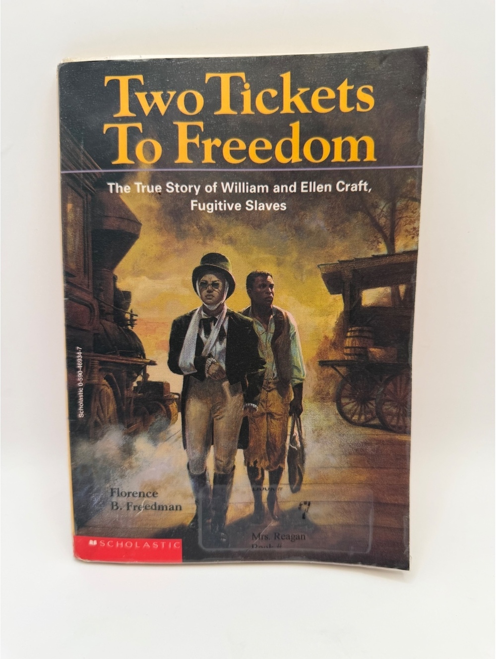 Two Tickets to Freedom by Florence B. Freedman paperback book
